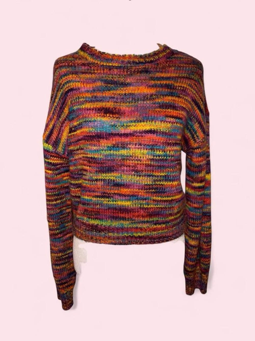 Rue21 Multicolor Striped Crewneck Sweater